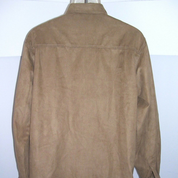 London Fog Lined Long Sleeve Button Shirt Medium - Picture 3 of 8